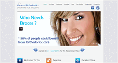 Desktop Screenshot of crescentorthodontics.ie